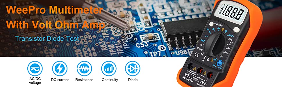 multimeter voltage tester volt meter digital amp meter clamp meter voltage tester ammeter ohm meter