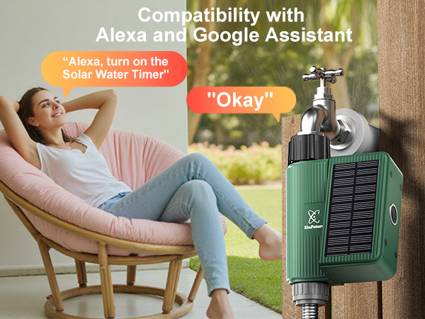 Smart WiFi Solar Sprinkler Timer