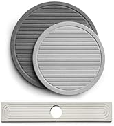 Diatomite Faucet Mat and Plant Saucer Bundle