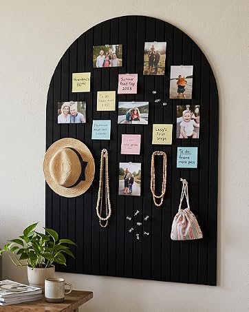 Large Arched Felt Bulletin Board