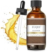 EUQEE Leather Fragrance Oils, 2.02 Fl oz/ 60ml Essential Oils for Diffuser, Candle Making, DIY So...
