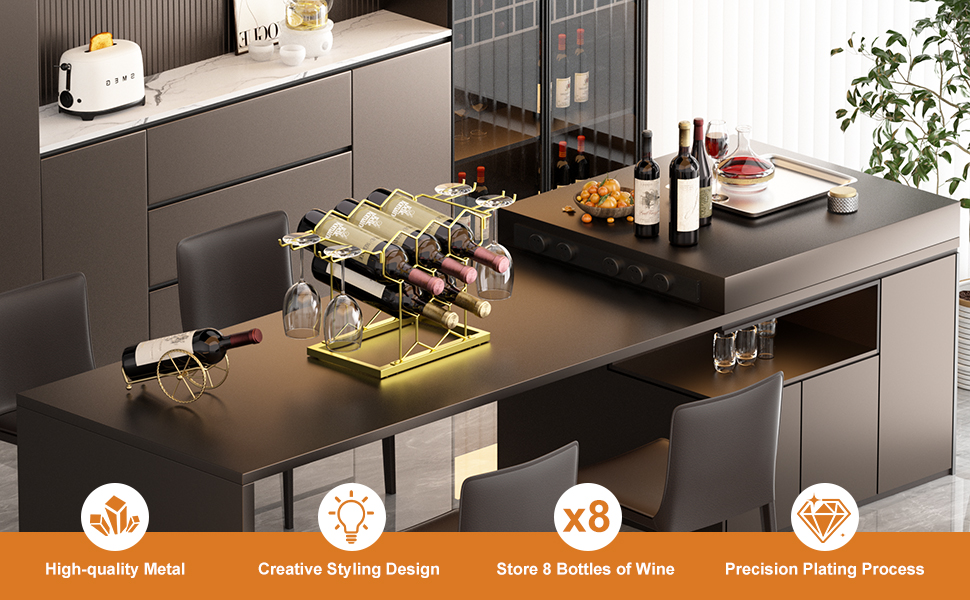 wine racks countertop
