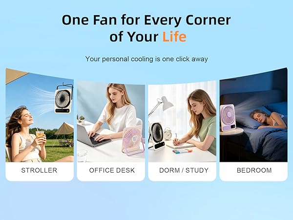loud noise travel camping fan