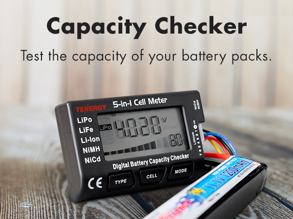 5-in-1 cell meter capacity checker