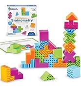 Learning Resources STEM Explorers Brainometry - 3d Puzzle, Brain Games, Brainteaser, Building Log...