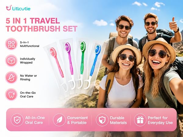 Disposable Toothbrushes with Toothpaste