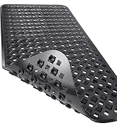 Yimobra Original Bathtub Mat Non Slip, Bath Mats for Tub, Shower Mat with Drain Holes Suction Cup...
