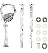 Happy Will 3 Tier 14" Heavy Metal Cake Stand Holder Fruit Plate Stand Fitting Hardware Rod with S...