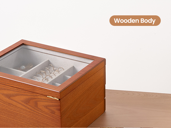 All-in-one Wooden Jewelry Box