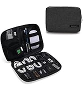 BAGSMART Electronics Organizer Travel Case, Small Cord Bag, Tech Organizer as Travel Accessories ...