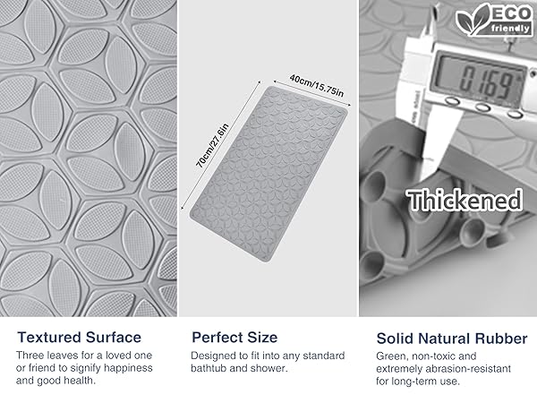 Green, non-toxic and extremely abrasion-resistant for long-term use.