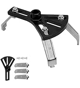 PLALEI Universal Fuel Pump Removal Tool, Adjustable Fuel Tank Lock Ring Tool With 1 Lock Ring Spa...