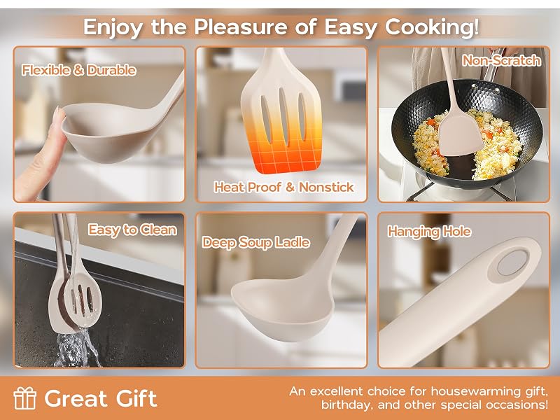 cooking utensils set non toxic