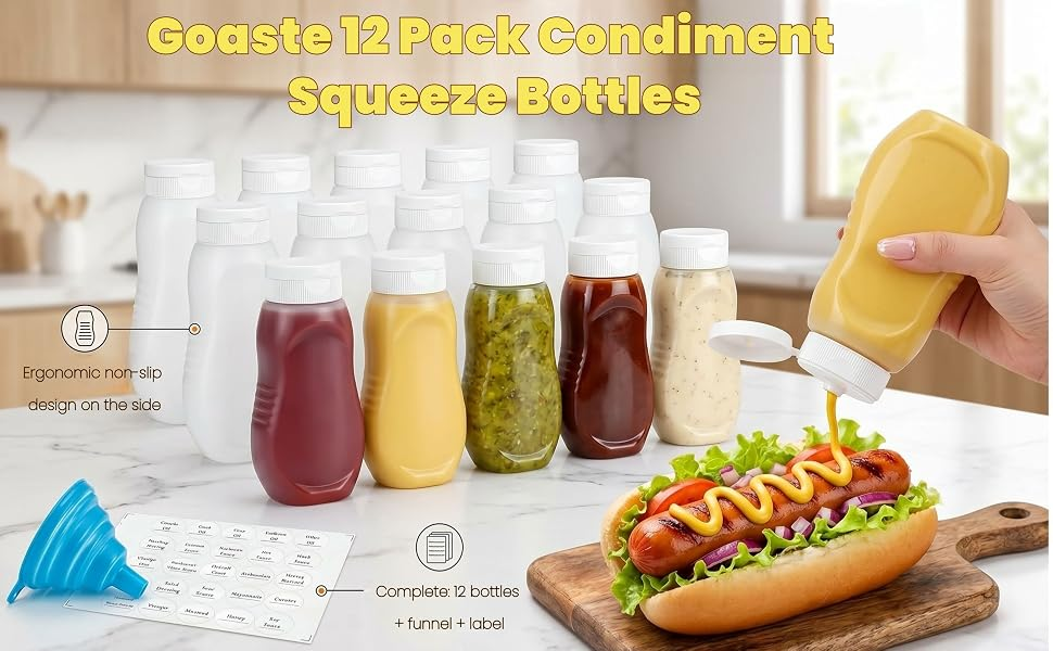 condiment squeeze bottles