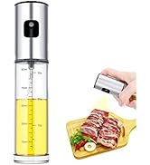 NIKKIER Oil Sprayer for Cooking,100ml Olive Oil Spritzer,Oil Sprayer for Air Fryer, Salad,BBQ,Roa...