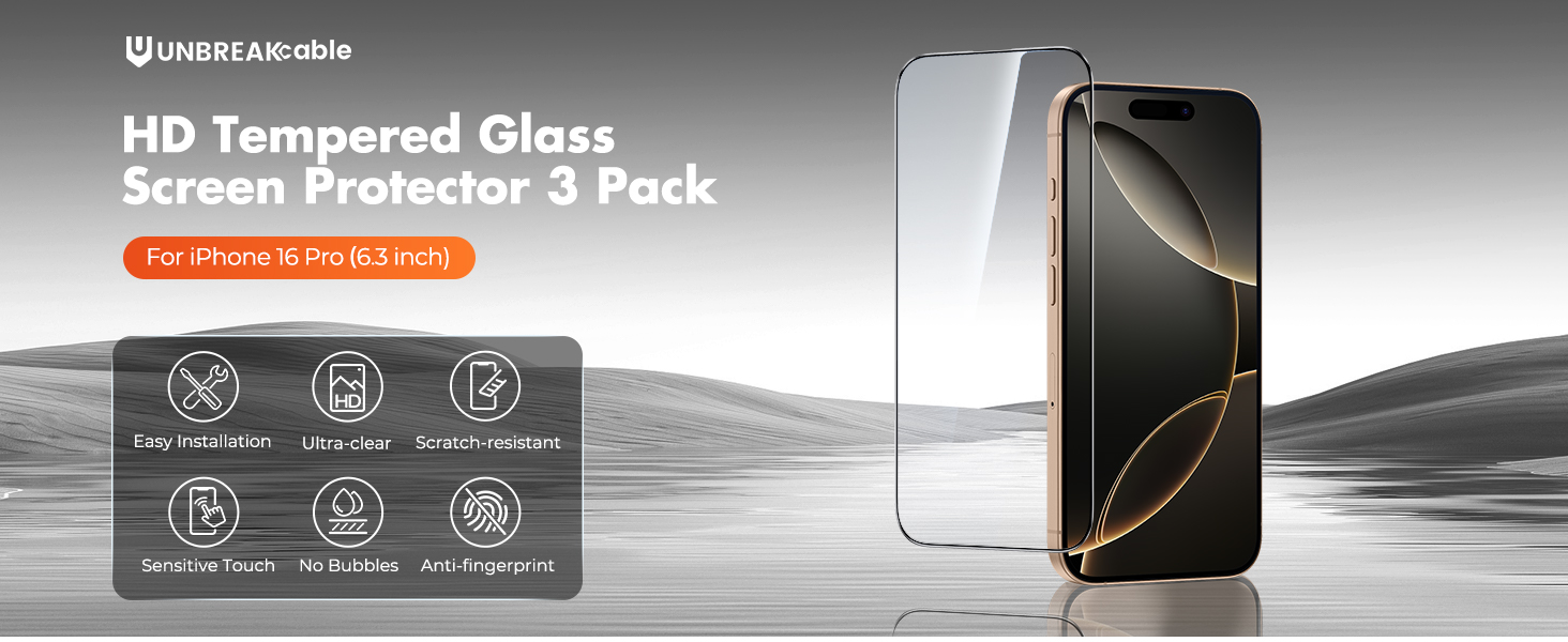 screen protector for iPhone 16 pro