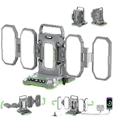 Azocek 10,000LM Portable LED Work Light Compatible with Dewalt 20V Battery, 6 Brightness + Boost ...