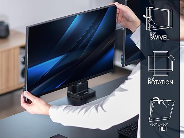 MECHANICAL SPRING DESK MOUNT DUAL MONITOR DESK MOUNT COUNTERBALANCE ARM MONITOR MOUNT ARTICULATION