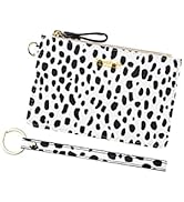 Aiyo Nice Women Slim RFID Card Case Holder Wristlet Zip ID Case Wallet Small Leather Wallet Coin ...
