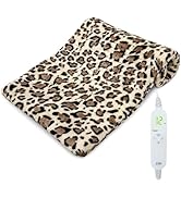 ZXU Heating Pad for Back Pain and Cramps Relief, Ultra Soft Microplush Heating Pad with 12 Heat S...