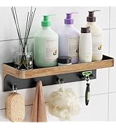 Lewono Shower Caddy Adhesive, Shower Shelve for Inside Shower, Bathroom Organizers and Storage fo...