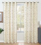yellow linen curtains