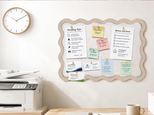 Scalloped Felt Bulletin Board 24"x18"