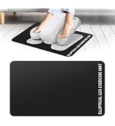 Under Desk Elliptical Mat - Non-Slip Exercise Equipment for Peloton Bike, Small Exercise Mat for ...
