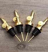 Pafusen 6 Pack Weighted Liquor Pour Spout, Auto Flip Olive Oil Dispenser Spout, Pour Spout for Li...