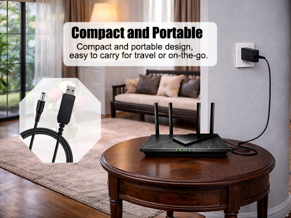 USB to 12V adapter for lamp,USB to DC converter for speakers,Portable 12V step-up cable,12V USB cord