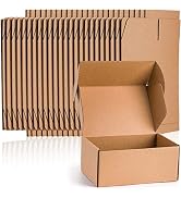 Cedilis 25 Pack 9x6x4 Inches Shipping Boxes, Small Corrugated Cardboard Box, Brown Cardboard Mail...