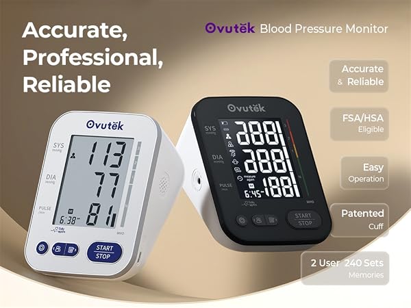 OVUTEK blood pressure monitor
