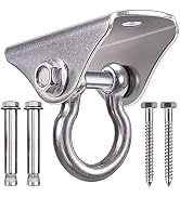 SELEWARE Heavy Duty Swing Hanger Stainless Steel Swing Hooks Ceiling Mount Swing Hardware for Por...