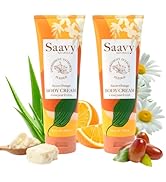 Saavy Naturals 2 PACK Sweet Orange Body Cream, 8.5 Ounces Body Cream Pack of 2