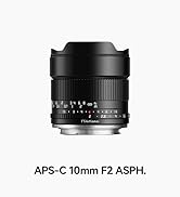TTArtisan APS-C 10mm F2 for E Mount Ultra-Wide Angle Lenses Half Frame Manual Focus Camera Lens C...