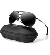 mxnx Aviator Sunglasses for Men Polarized Women UV Protection Lightweight Driving Fishing Sports ...