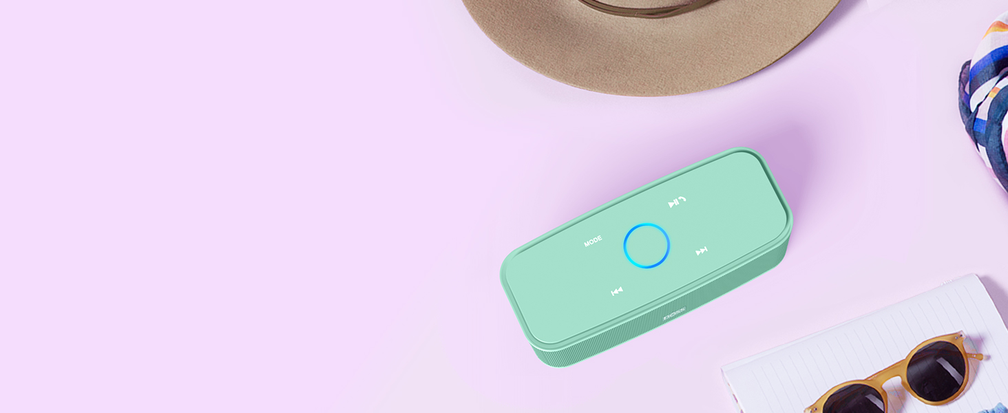 Green bluetooth speaker