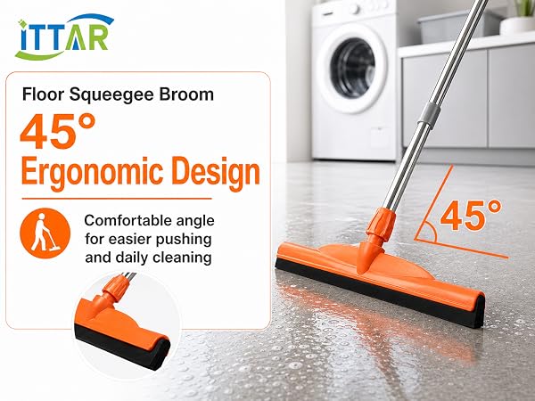 ITTAR squeegee keeps a suitable for actually using of the angle