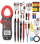 Digital Clamp Meter T-RMS 3999 Counts NCV Volt Amp Ohm Tester Auto-ranging Measures Capacitance T...