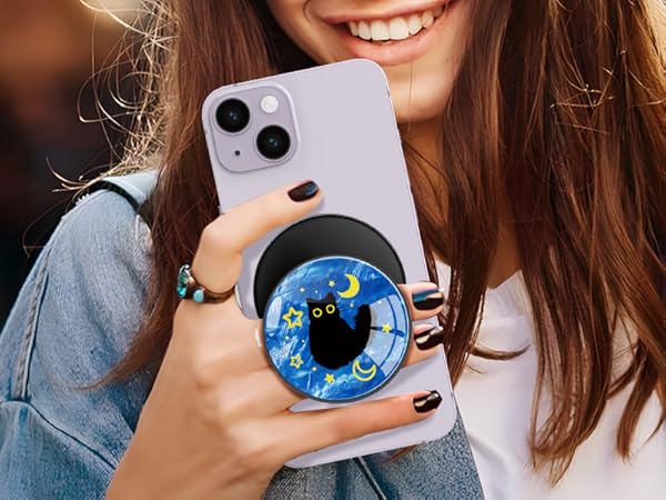 LISEVO Magnetic Phone Grip Compatible with MagSafe