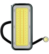 SKYFIRE Led Work Light Rechargeable 1200 Lumens with Gooseneck Light, Magnetic Pickup Tool, USB-C...
