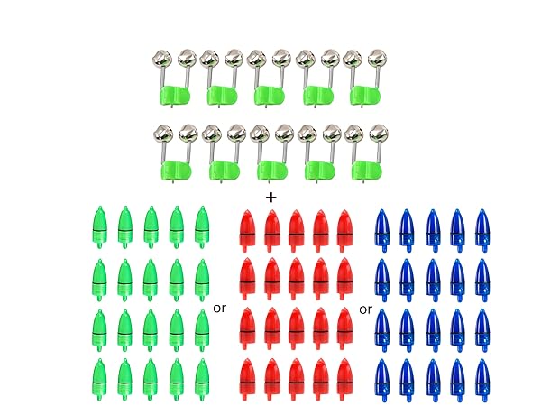 fishing bells with lights set ten bells twenty lights separate assembly mobile
