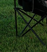 NAIZEA Heated Camping Chair, Oversized Heated Chairs with 3 Heat Levels, Portable Heated Folding ...