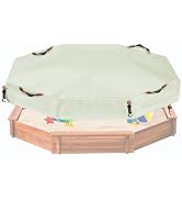 NGB Octagonal Sandbox Cover, 600D Waterproof Oxford Cloth Sandbox Protector with High-Efficiency ...