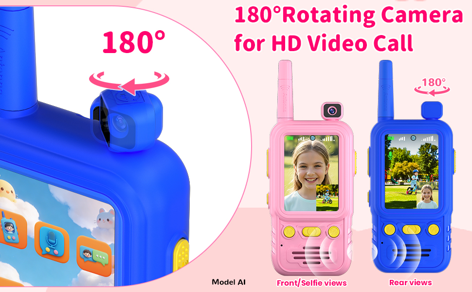 kids video walkie talkie