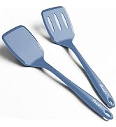 600°F Heat Resistant Silicone Spatula Set, 13.6" Kitchen Spatula Turners for Non Stick Cookware, ...