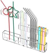 acrylic straw holder for cabinet door