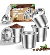 4-Pack Reusable K Cups for Keurig: Stainless Steel Reusable Coffee Pods for Keurig 1.0 - Eco-Frie...