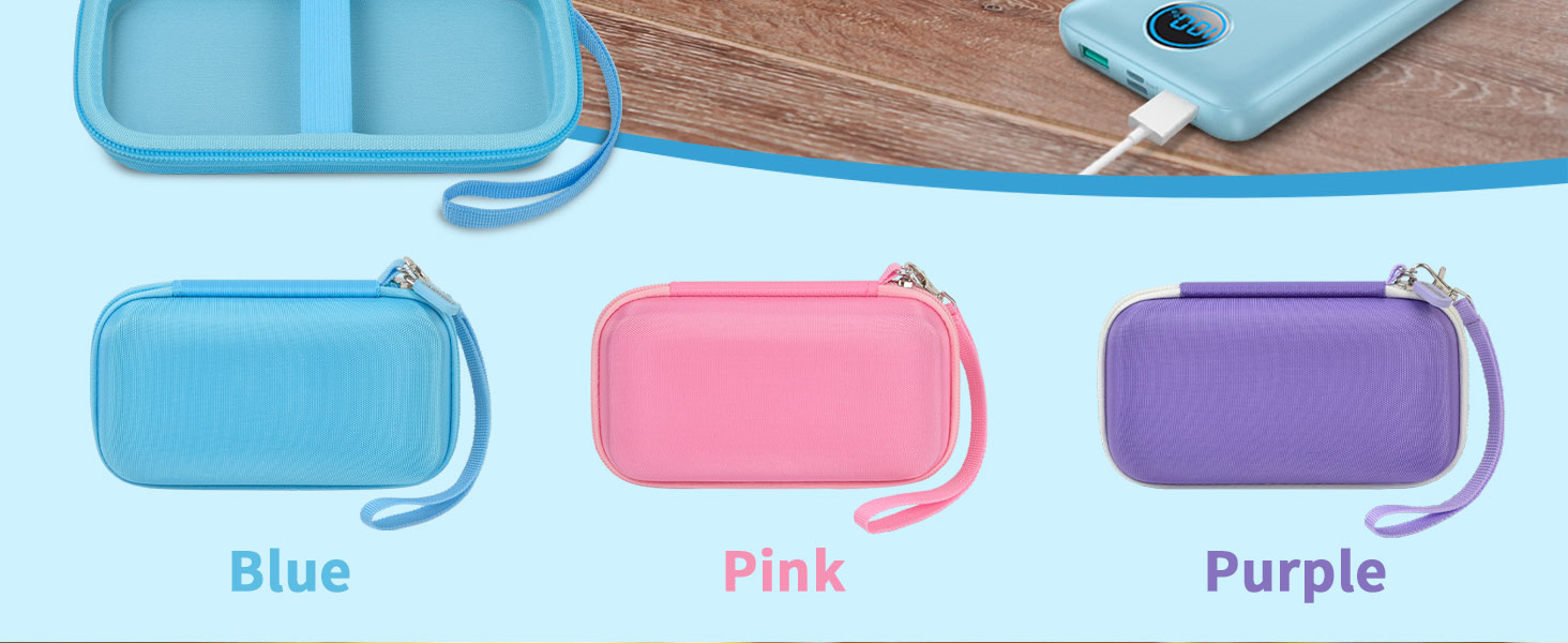 LOVELEDI charger power bank Travel Case