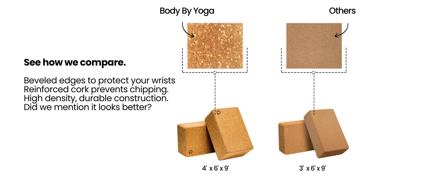 yoga blocks 2 pack